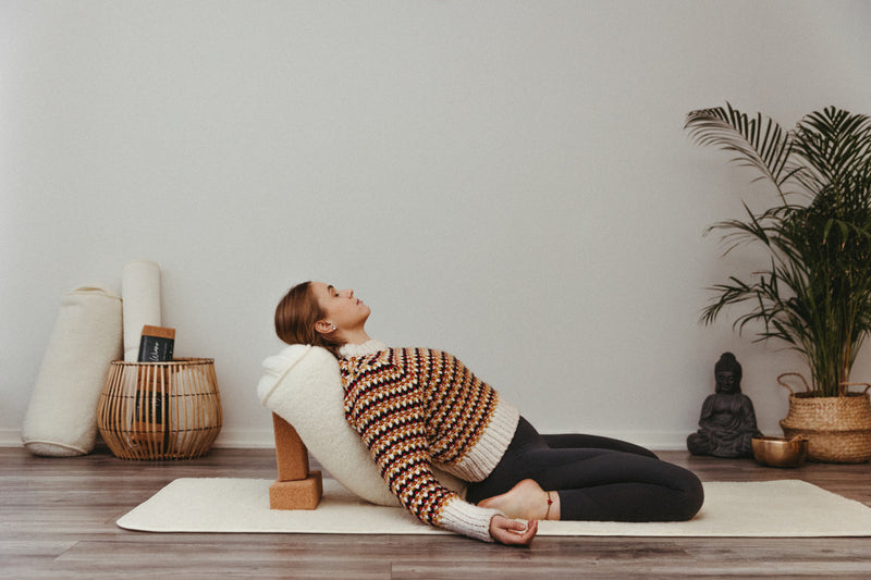 Wiano - KINOS yoga bolster in merino wool