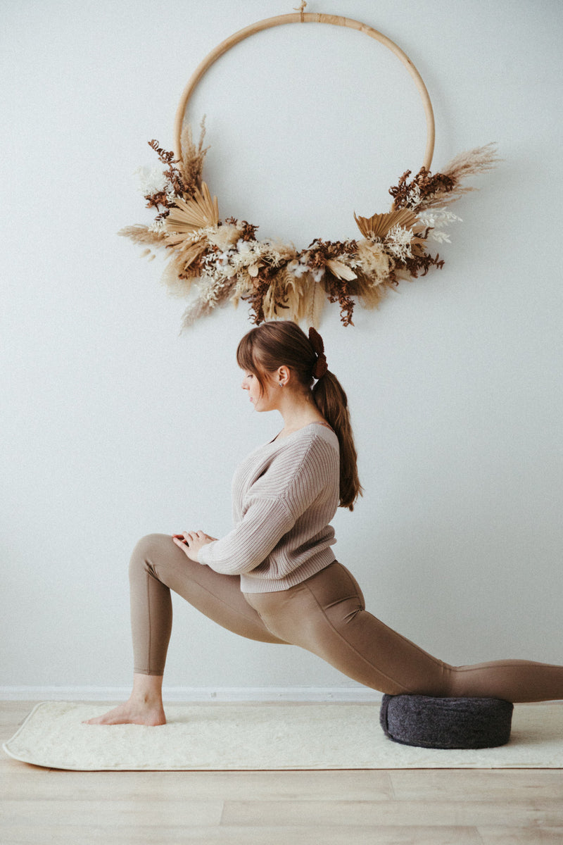 Wiano - SUMU gray yoga and meditation pillow