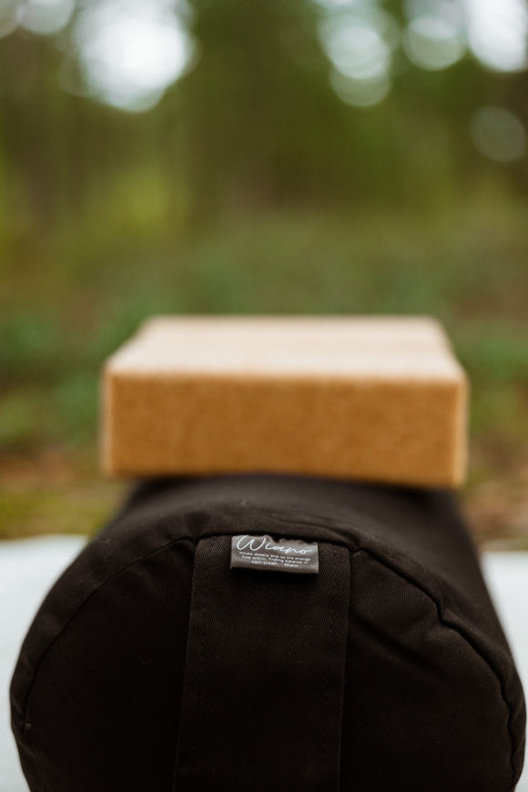 Wiano - QUIET yogabolster, 23 x 65 cm