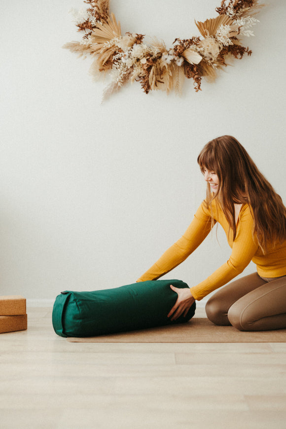 Wiano - QUIET yogabolster, 23 x 65 cm