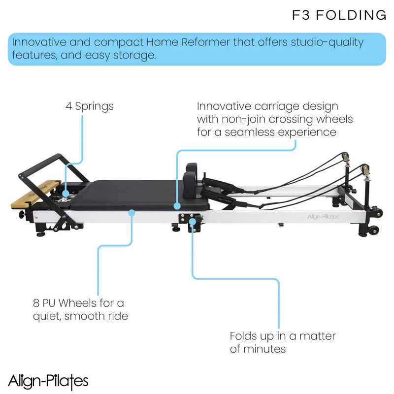 F3 Folding Pilates Reformer